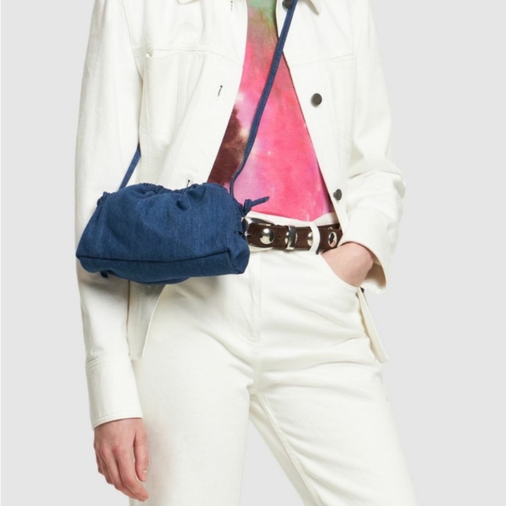 Mansur Gavriel mini cloud denim bag NEW